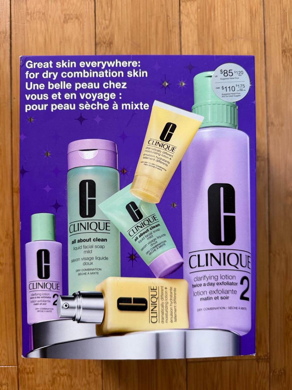 Clinique Bath & Body Gift Set - mild facial soap, toner and moisturizer